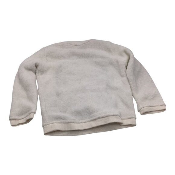 H&M Baby Girl Fleece Shirt White& Black Penguin Pink Bow Size 12-18M Soft & Warm - Picture 2 of 6